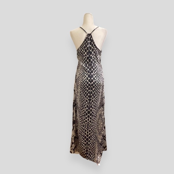 Snakeskin Print Maxi Slip Dress Racerback Size Small/Medium - Picture 2 of 7